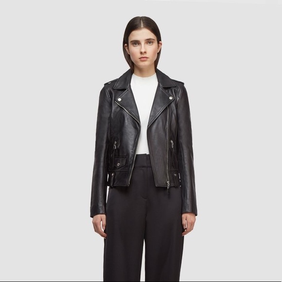 RUDSAK Jackets & Blazers - Rudsak┃Mergo Moto Lamb Leather Black Jacket